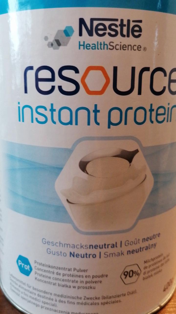 Zdjęcia - Nestlé Resource Instant Protein Koncentrat białka w proszku smak neutralny 400 g