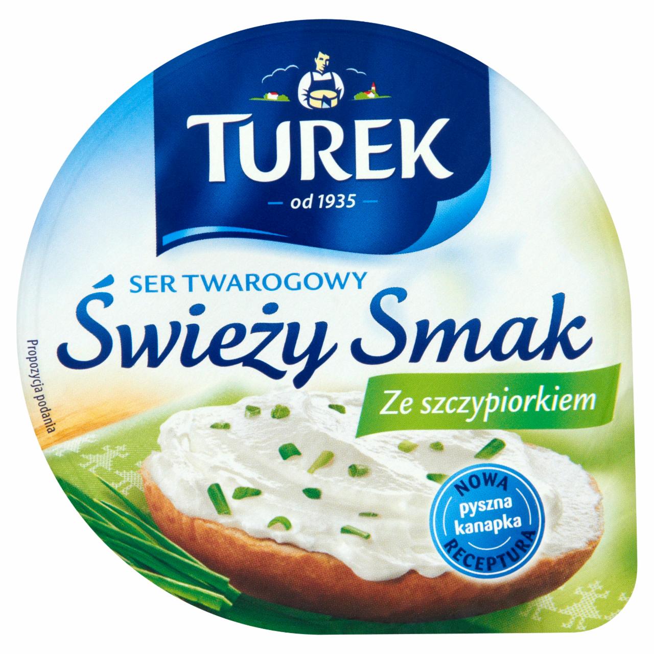 Zdjęcia - Turek Świeży Smak Ser twarogowy ze szczypiorkiem 150 g