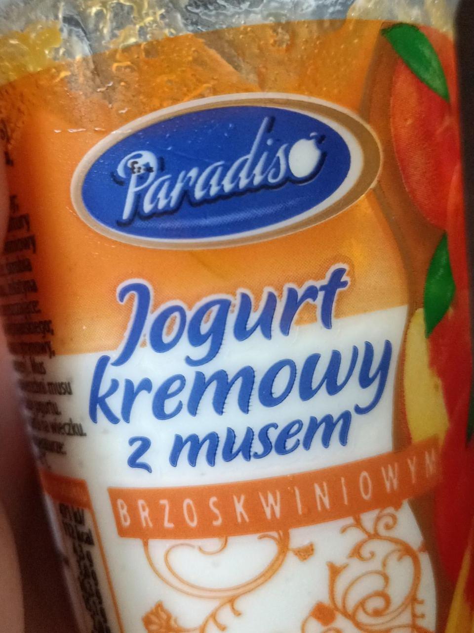 Zdjęcia - jogurt kremowy z musem brzoskwiniowym Paradiso