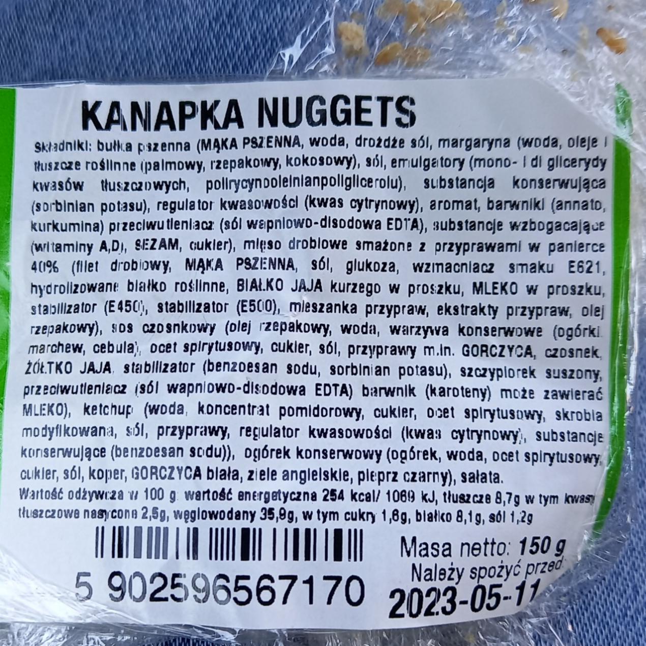 Zdjęcia - Kanapka nuggets