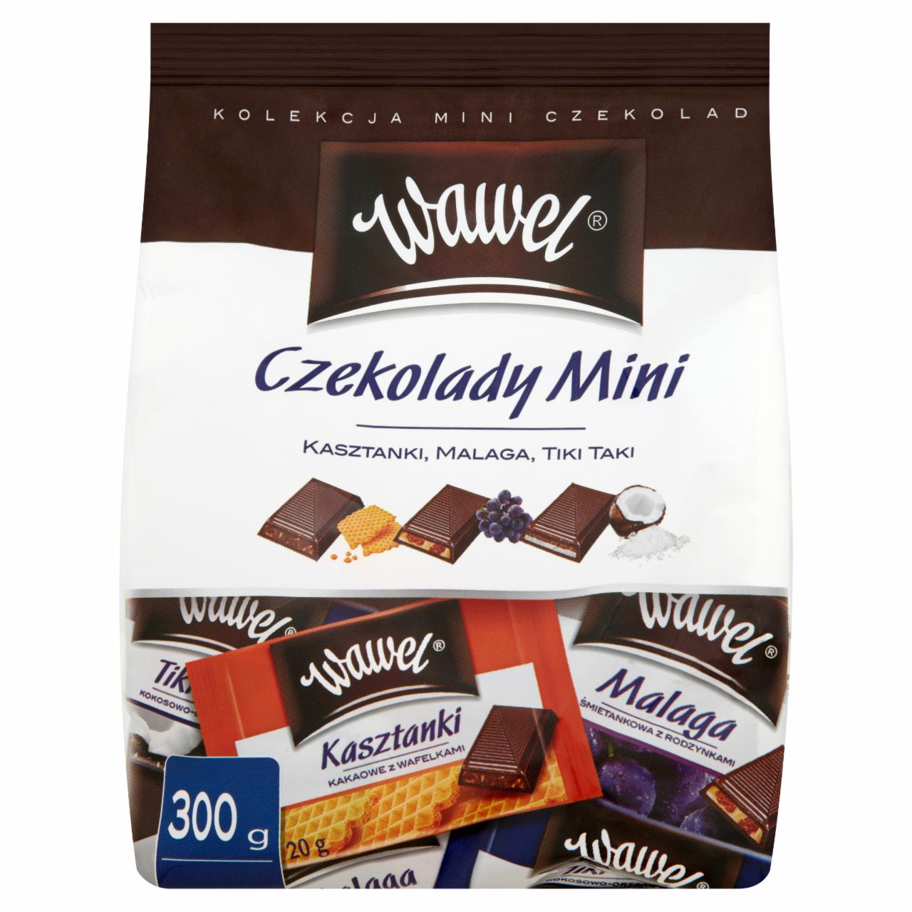 Zdjęcia - Wawel Kasztanki Malaga Tiki Taki Czekolady mini 300 g