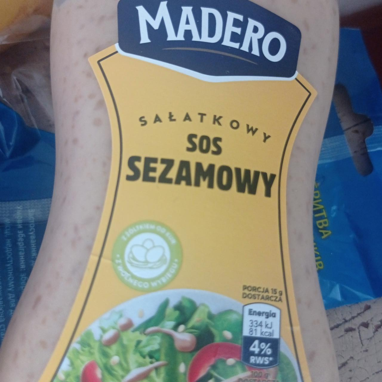 Zdjęcia - Sos sezamowy sałatkowy Madero