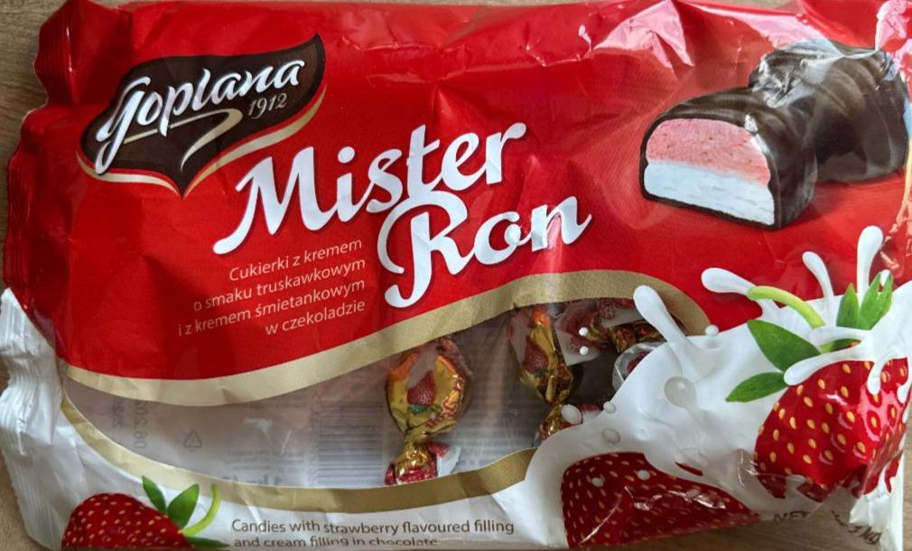 Zdjęcia - Mister Ron cukierki z kremem o smaku truskawkowym Goplana