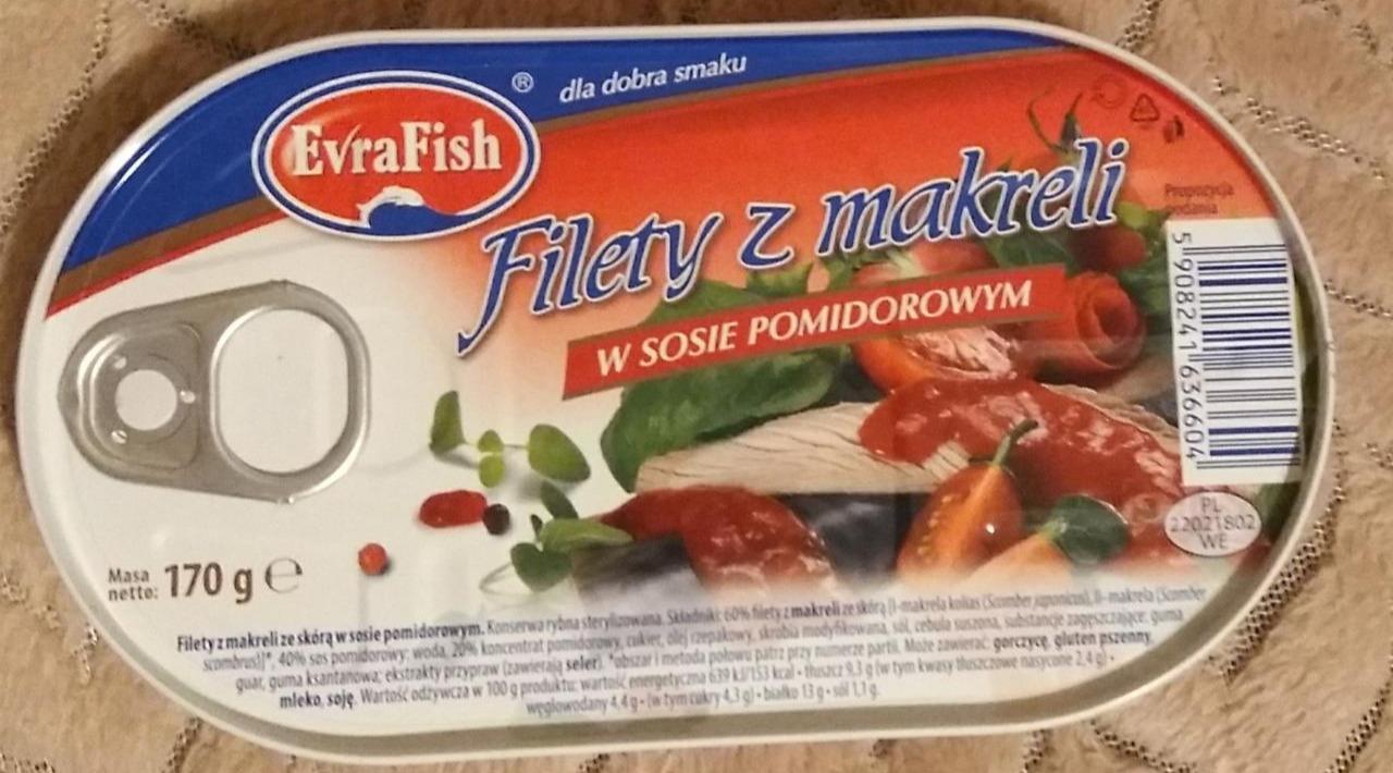 Zdjęcia - Filety z makreli w sosie pomidorowym EvraFish