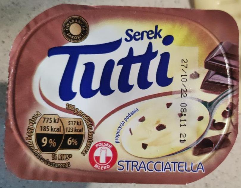 Zdjęcia - Serek stracciatella Tutti