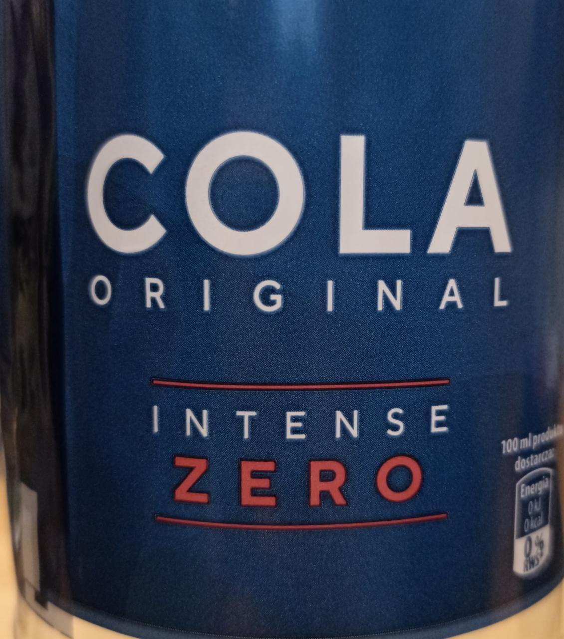 Zdjęcia - Cola Original intense zero Biedronka