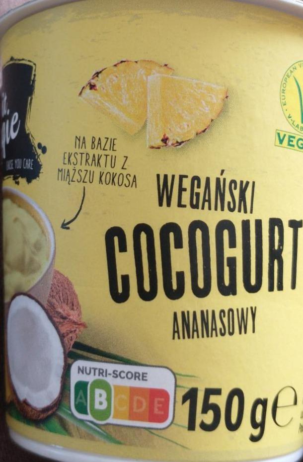Zdjęcia - wegański cocogurt ananasowy vegan