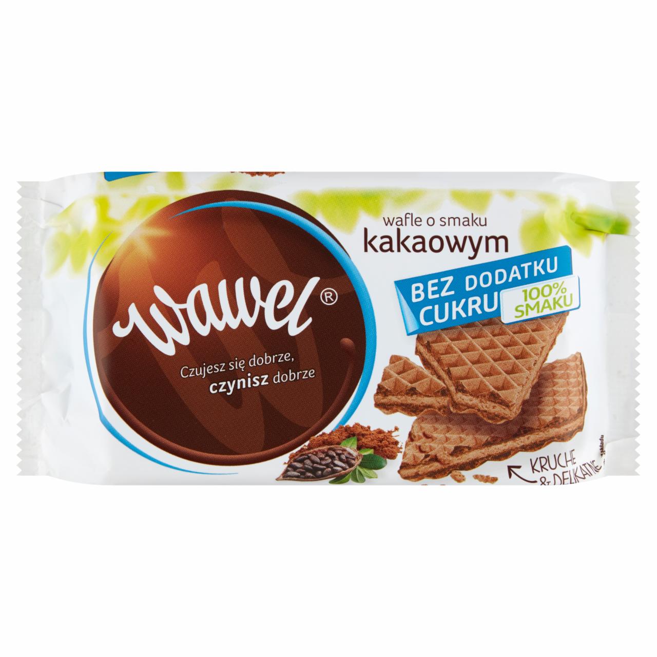 Zdjęcia - Wawel Bez dodatku cukru Wafle o smaku kakaowym 110 g