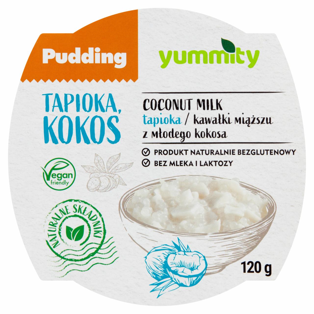 Zdjęcia - Yummity Bezglutenowy pudding z tapioką i kokosem 120 g