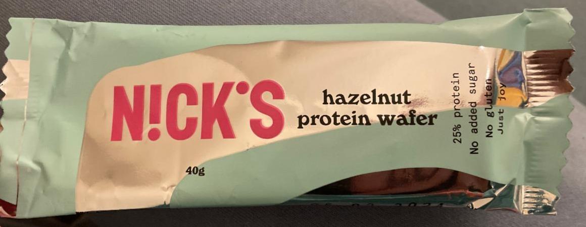 Zdjęcia - Hazelnut protein wafer NICK’s