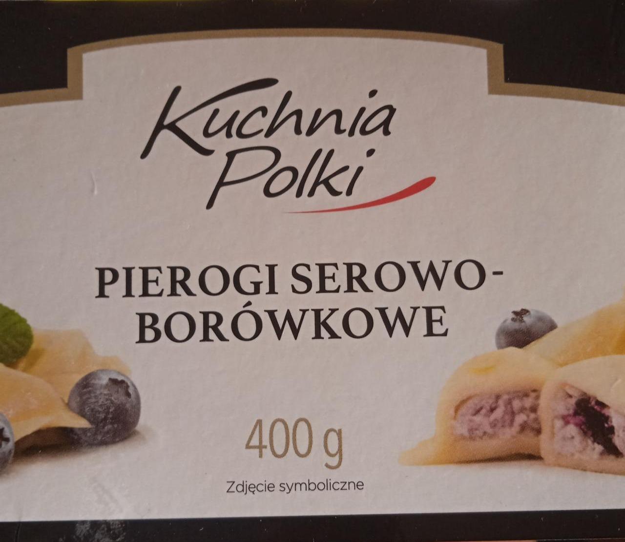 Zdjęcia - kuchnia polki pierogi serowo borówkowe