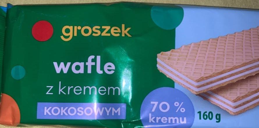 Zdjęcia - wafle z kremem kokosowym groszek