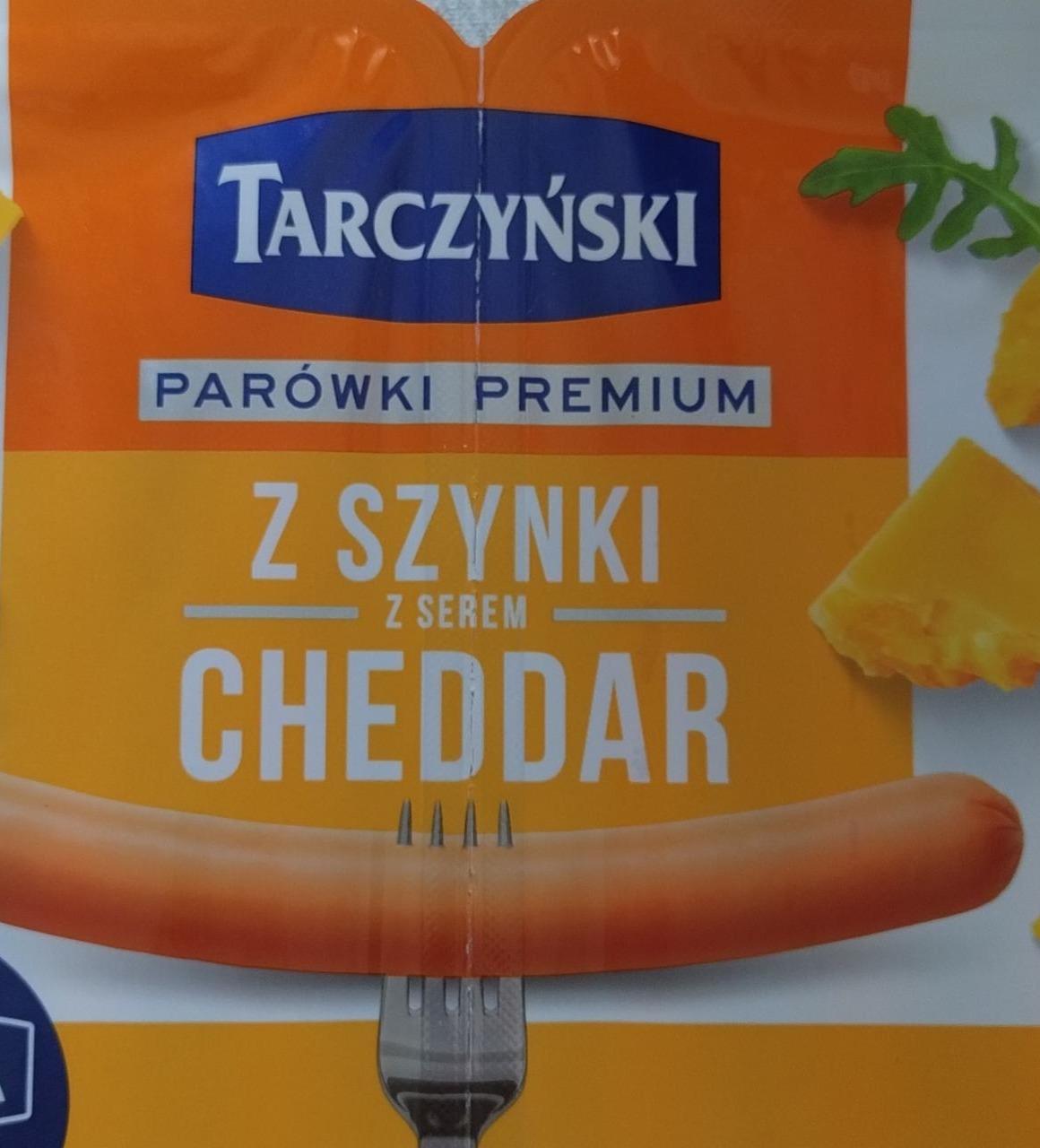 Zdjęcia - Tarczyński Parówki premium z szynki z serem cheddar 180 g (2 x 90 g)