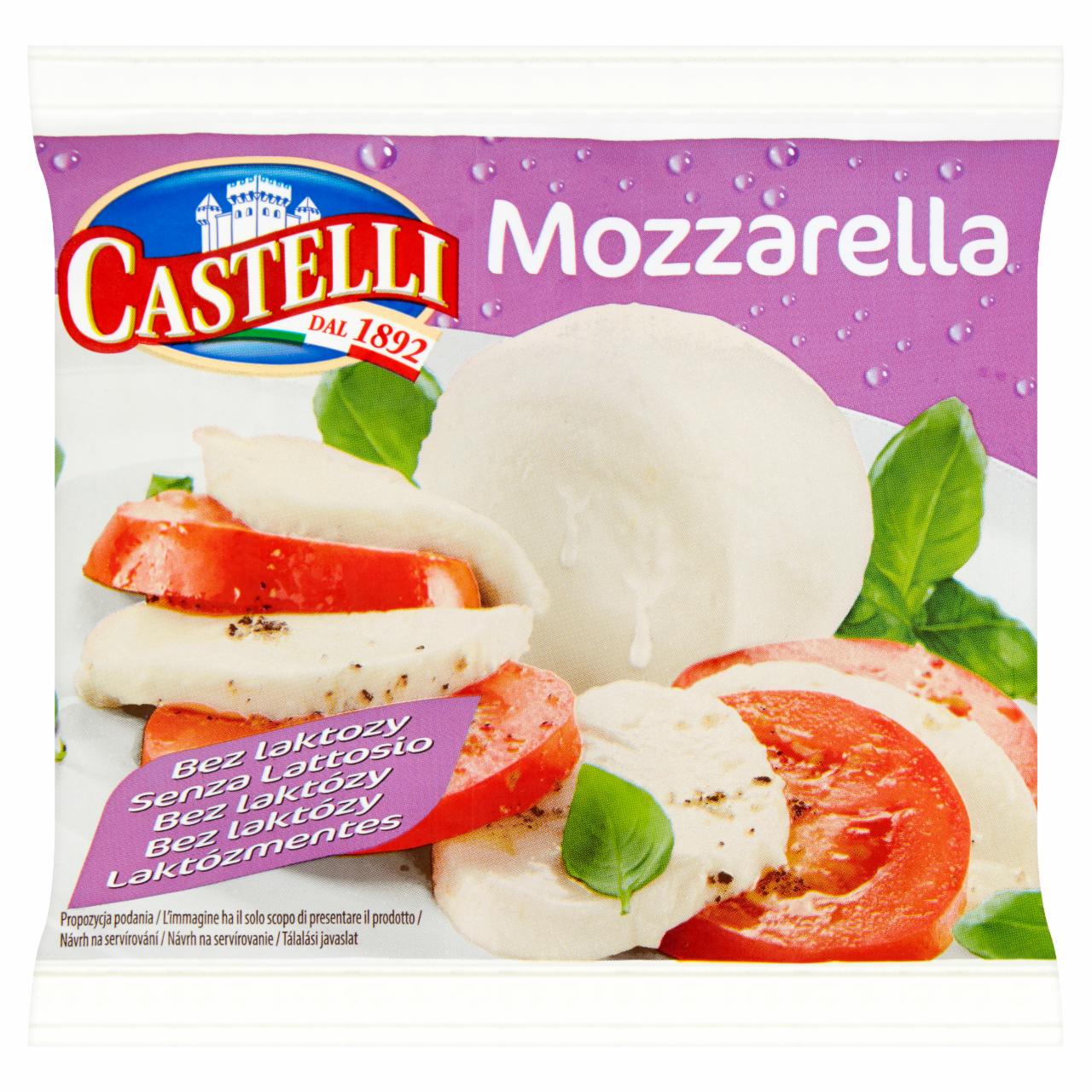 Zdjęcia - Castelli Mozzarella bez laktozy 125 g