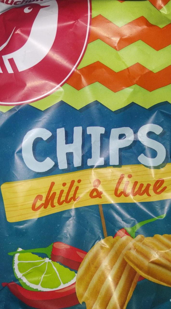 Zdjęcia - chipsy chili lime Auchan
