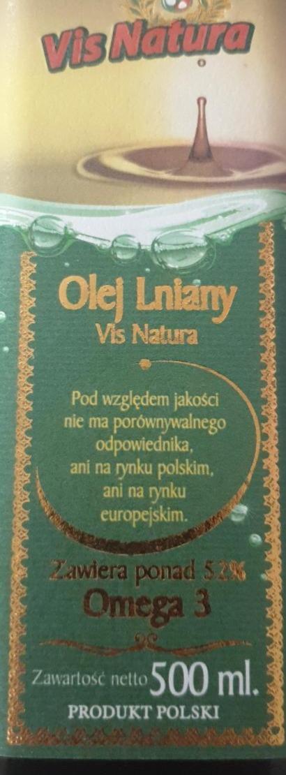 Zdjęcia - Olej lniany Vis Natura