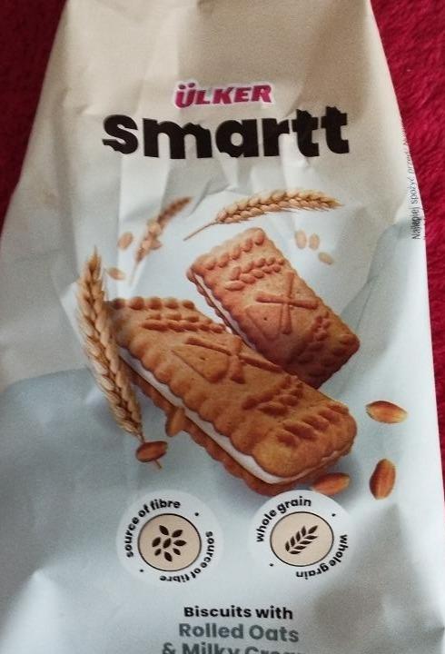 Zdjęcia - Smartt biscuits with rolled oats and milky cream Ülker