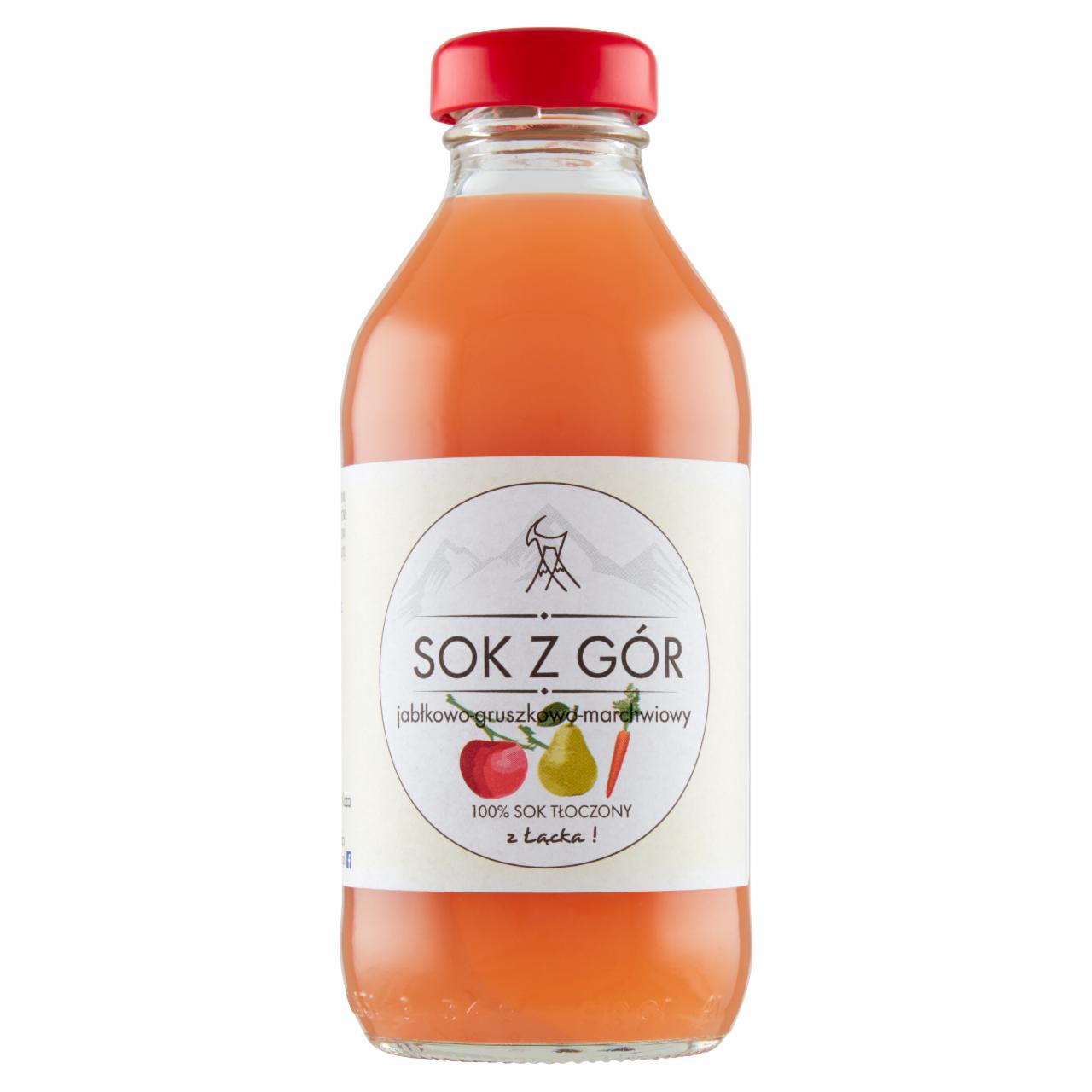 Zdjęcia - Sok z gór Sok jabłkowo-gruszkowo-marchwiowy 330 ml