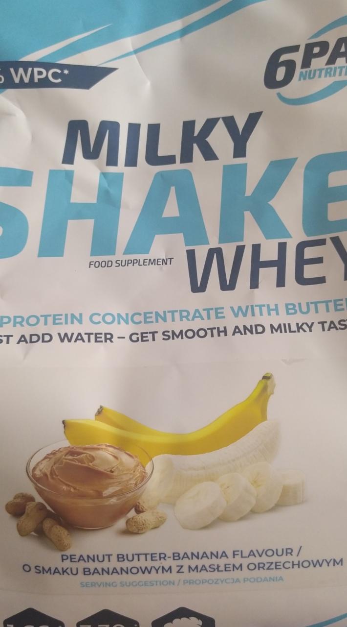 Zdjęcia - 6Pak Milky Shake WHEY - Penaut Butter Banana