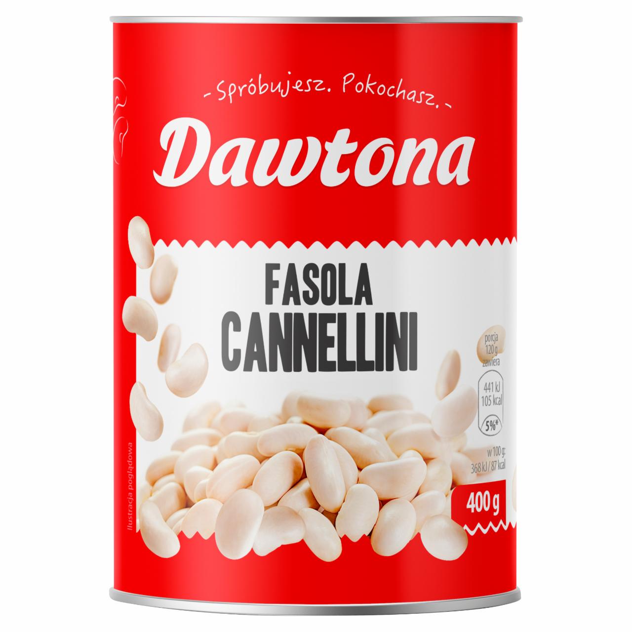 Zdjęcia - Dawtona Fasola Cannellini 400 g