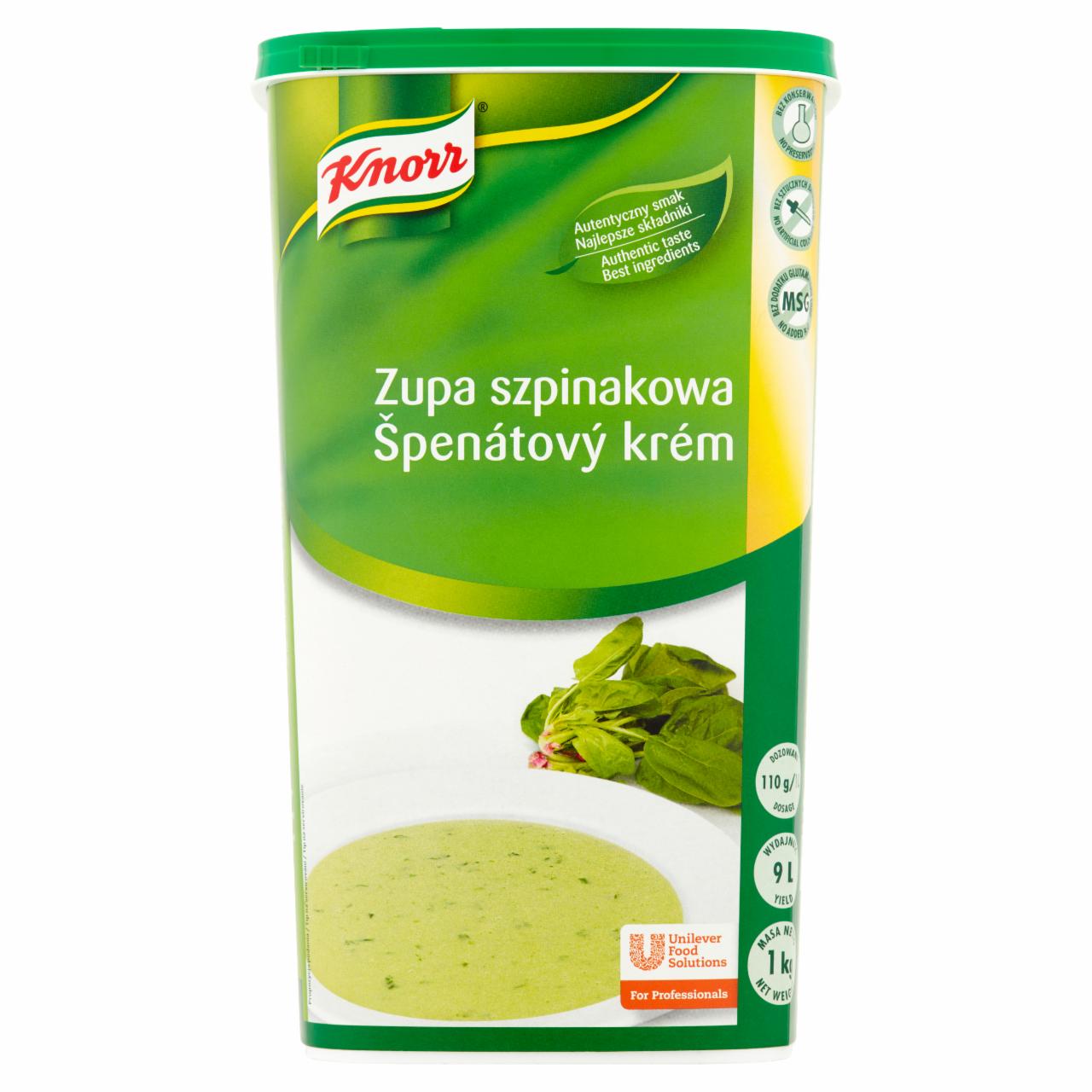 Zdjęcia - Knorr Zupa szpinakowa 1 kg