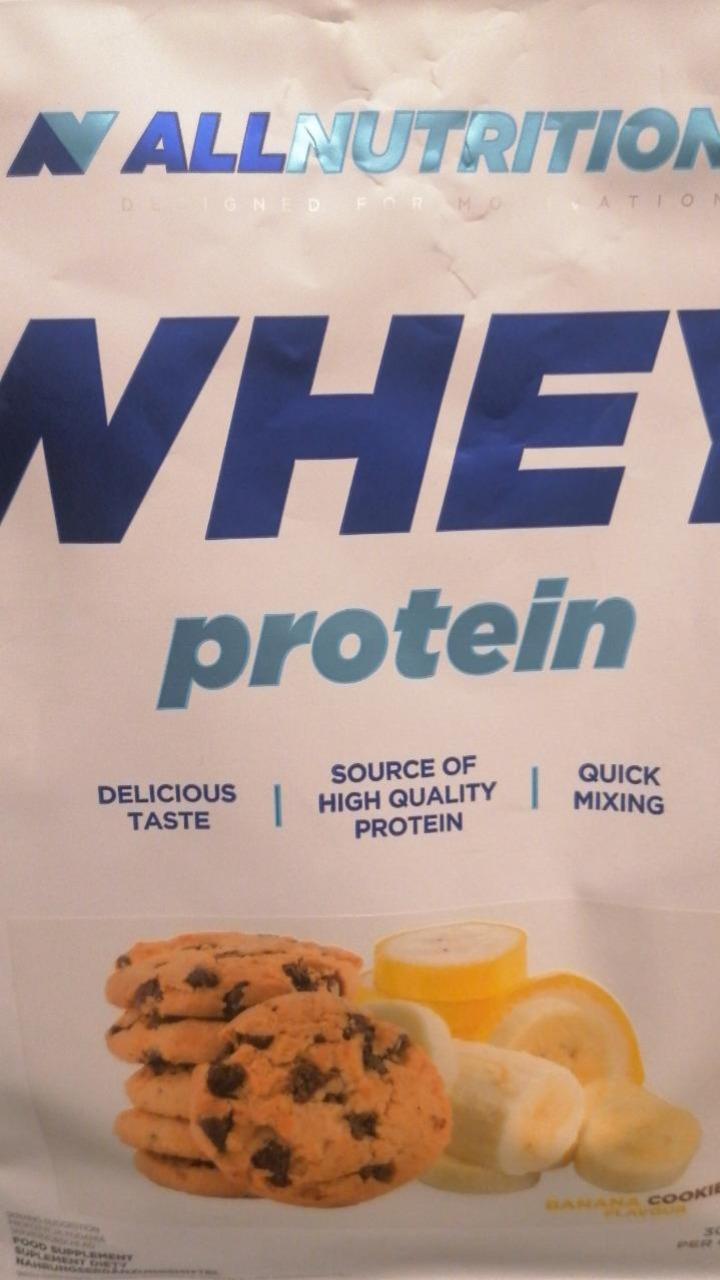 Zdjęcia - Odżywka białkowa Whey Protein o smaku ciastka bananowego Allnutrition
