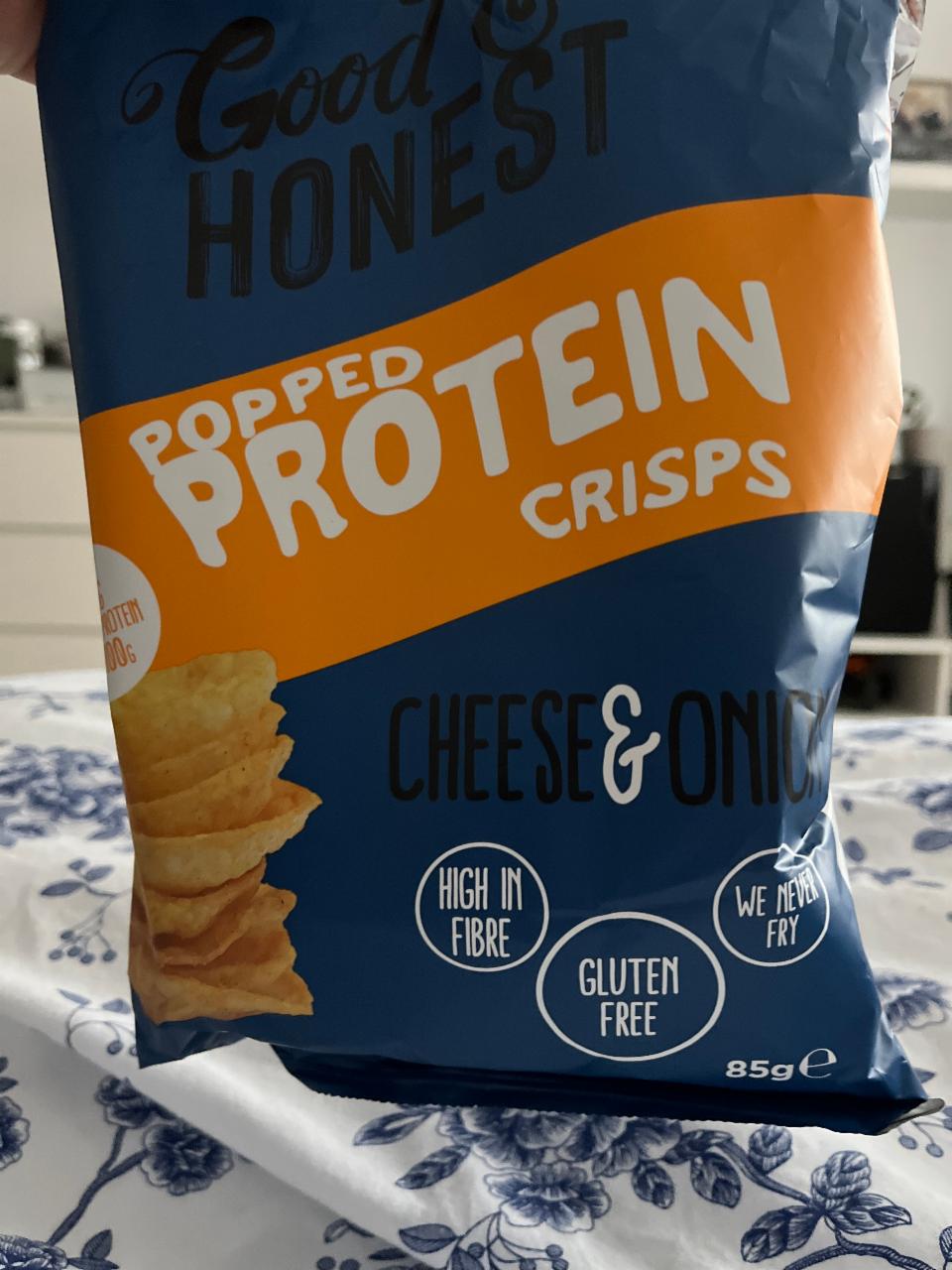 Zdjęcia - Popped protein crisps cheese onion Good & Honest