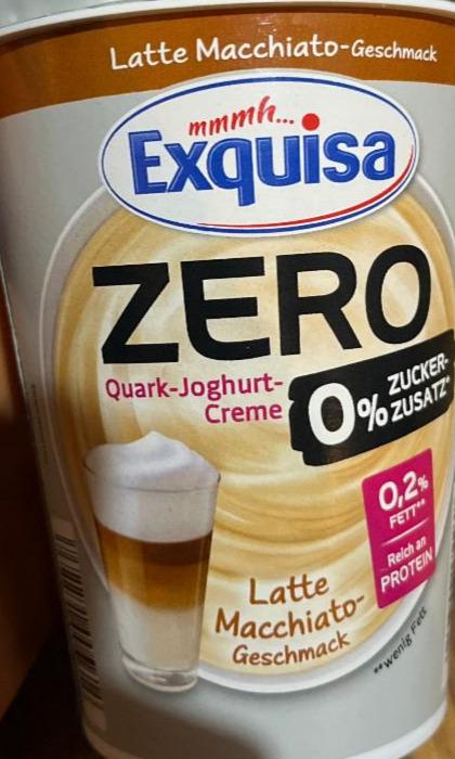 Zdjęcia - Zero Quark Joghurt Creme Latte macchiato Geschmack Exquisa