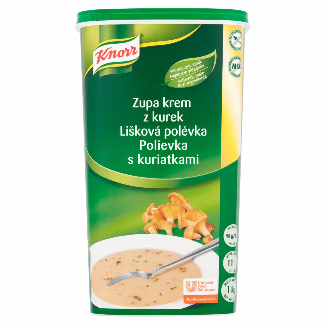 Zdjęcia - Knorr Zupa krem z kurek 1 kg