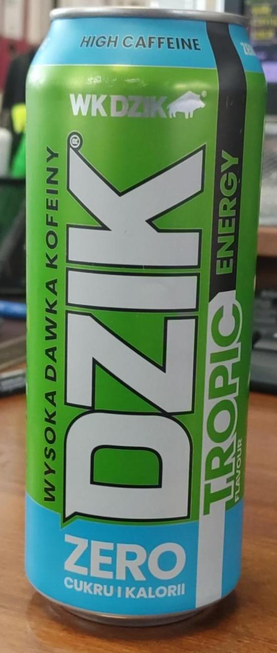 Zdjęcia - Energy Tropic Zero Cukru i Kalorii WK Dzik