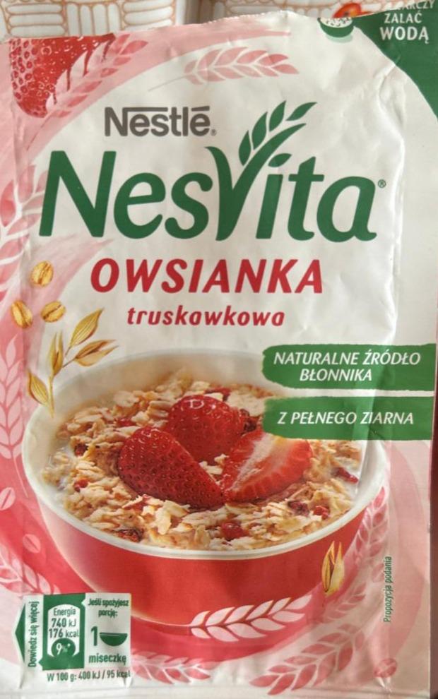 Zdjęcia - Owsianka truskawkowa NesVita Nestle