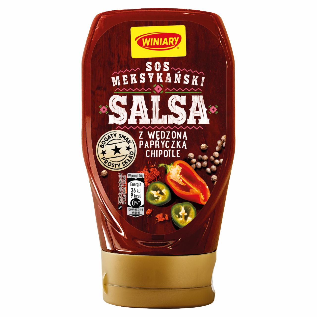 Zdjęcia - Winiary Sos meksykański salsa z wędzoną papryczką chipotle 336 g