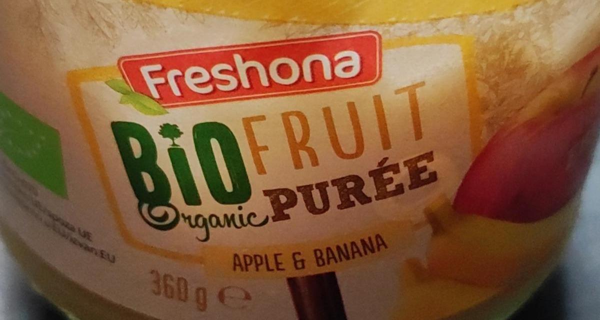 Zdjęcia - Fruit puree apple banana Freshona