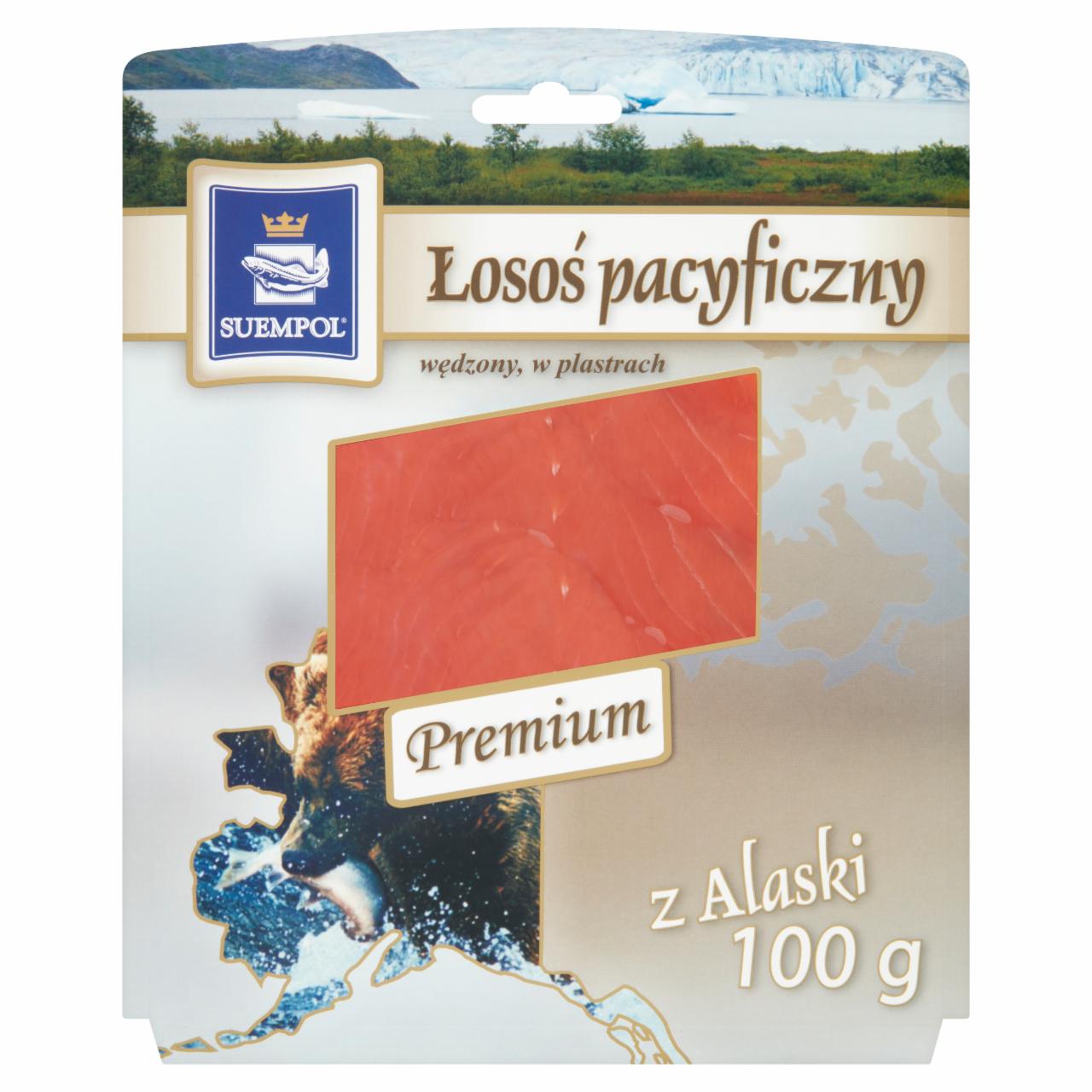 Zdjęcia - Premium Łosoś pacyficzny dziki 100 g Suempol