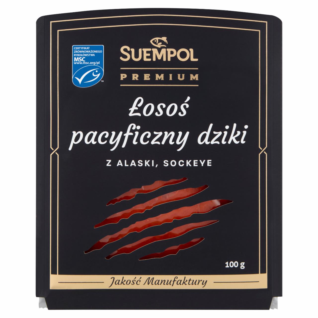 Zdjęcia - Premium Łosoś pacyficzny dziki 100 g Suempol