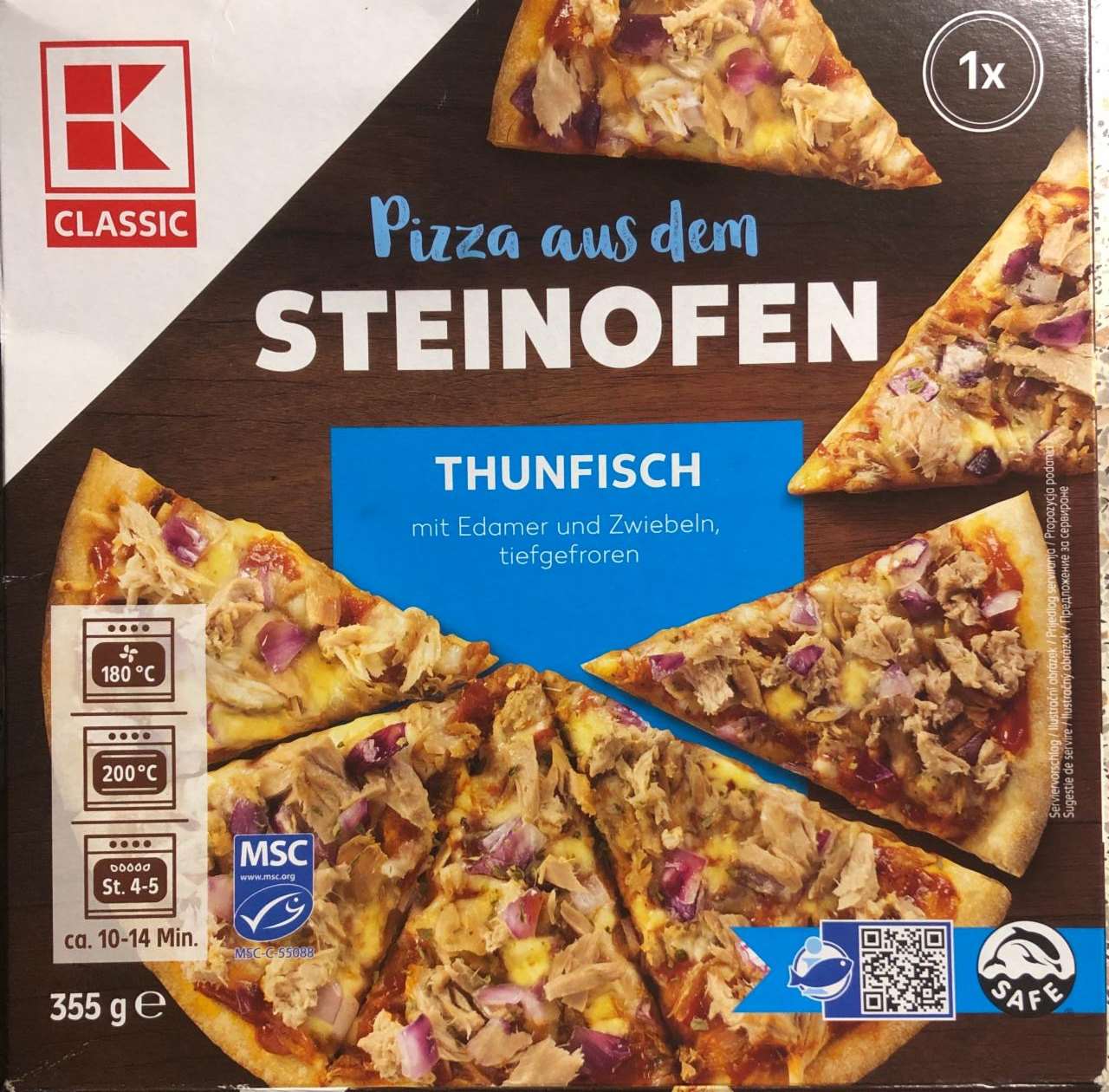 Zdjęcia - Pizza aus dem Steinofen Thunfisch K-Classic