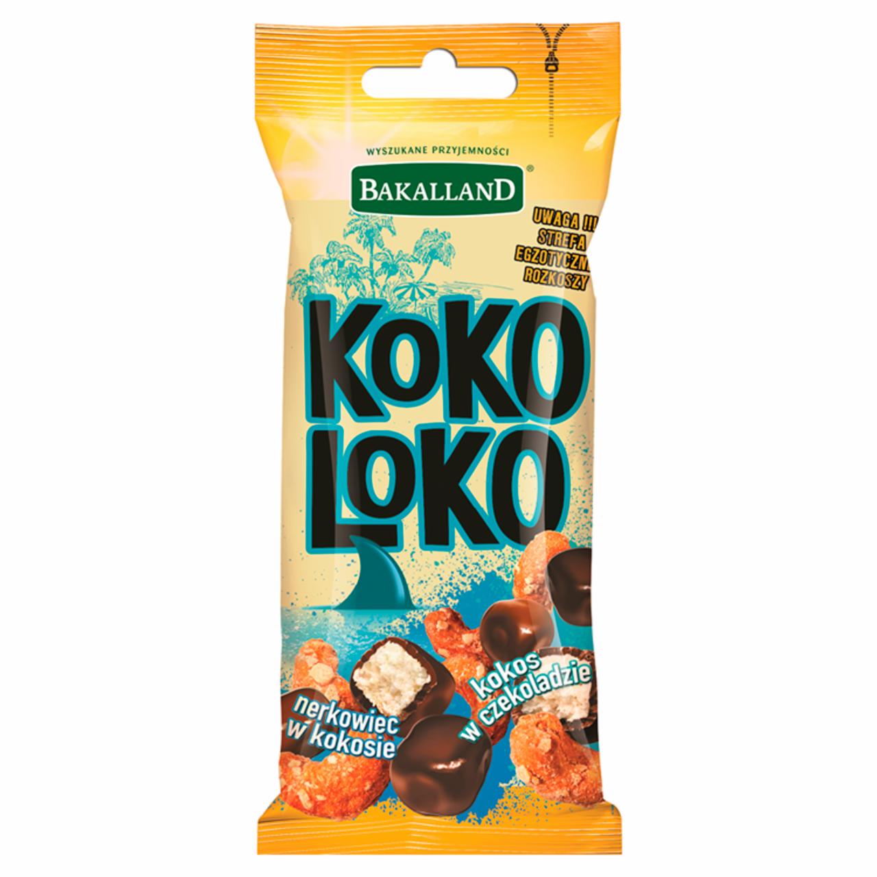Zdjęcia - Bakalland Koko Loko Mieszanka kokosa w czekoladzie i nerkowca w kokosie 50 g