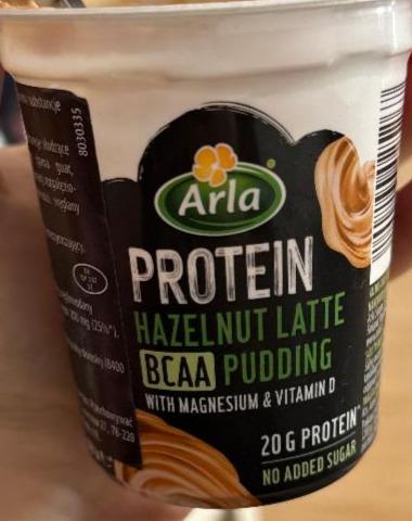 Zdjęcia - Protein hazelnut latte bcaa pudding Arla