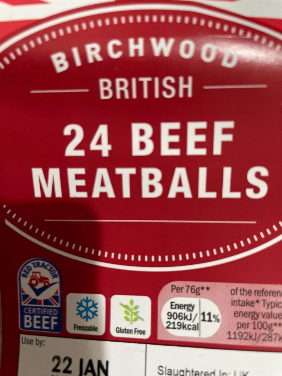 Zdjęcia - Kulki mięsne wołowe Birchwood