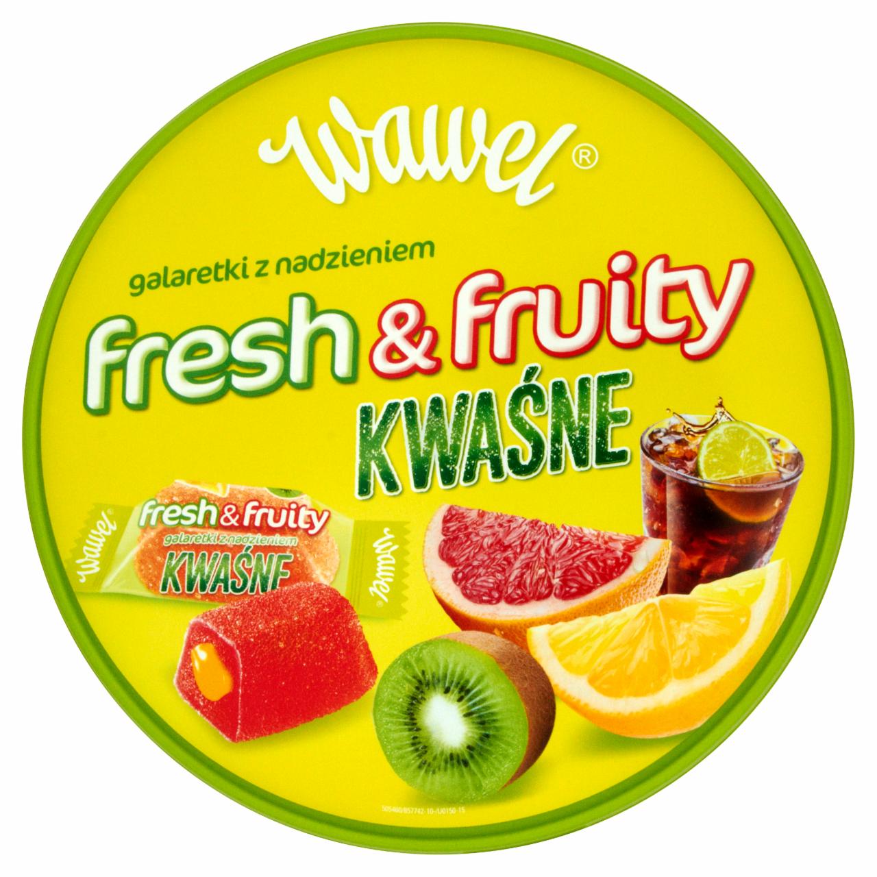 Zdjęcia - Wawel Fresh & Fruity Kwaśne Galaretki z nadzieniem 800 g