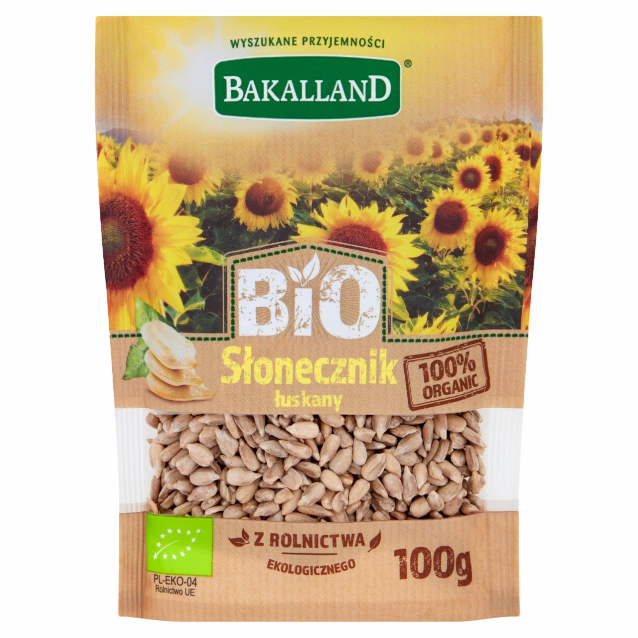 Zdjęcia - Bakalland Bio słonecznik łuskany 100 g