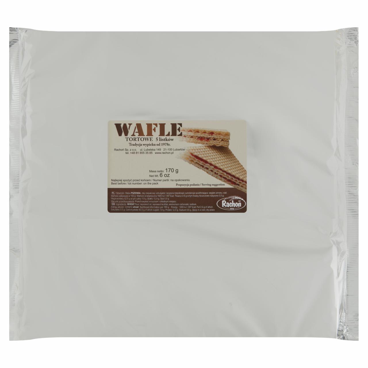 Zdjęcia - Wafle tortowe 170 g (5 sztuk)