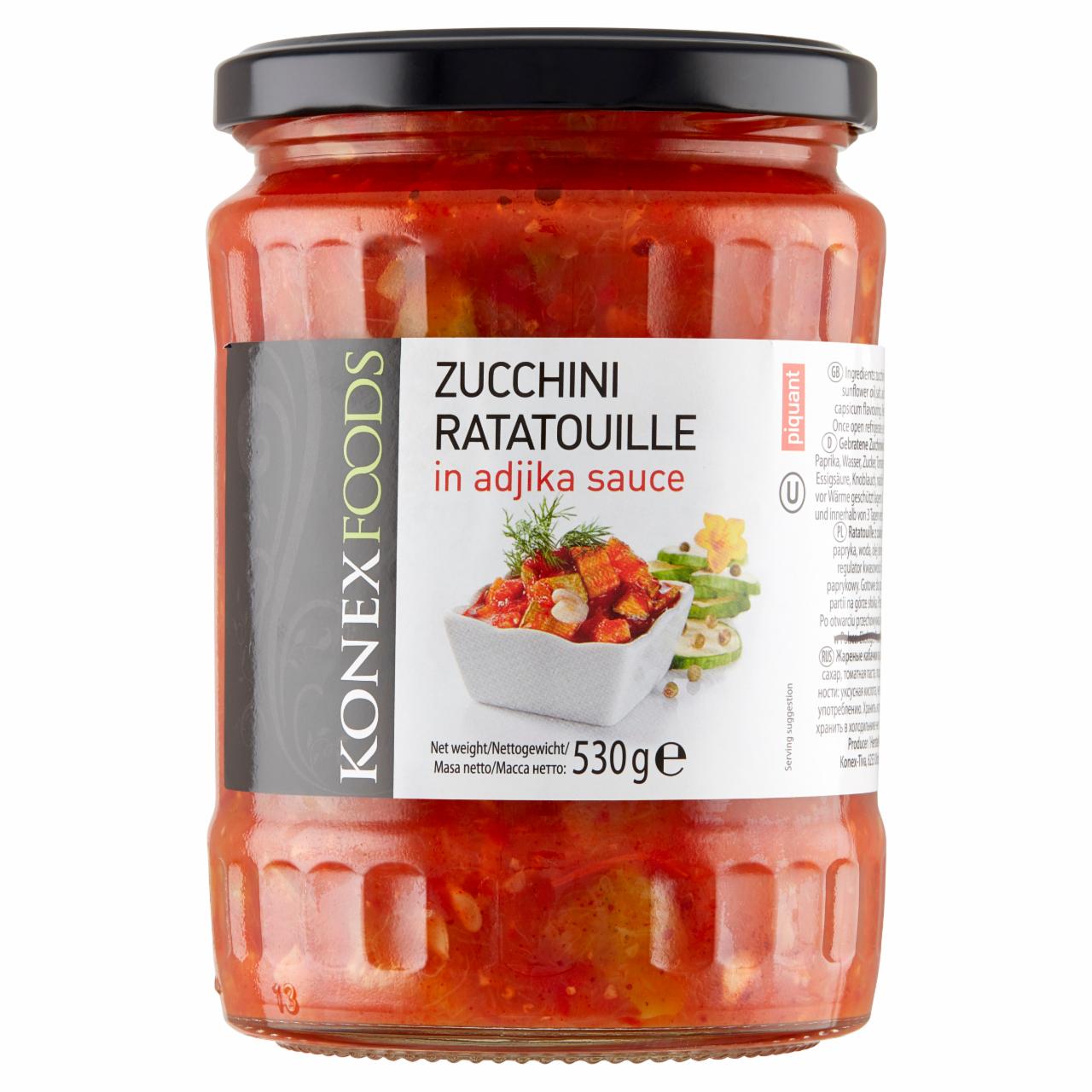 Zdjęcia - Konex Foods Ratatouille z cukinii w adjika sosie 530 g