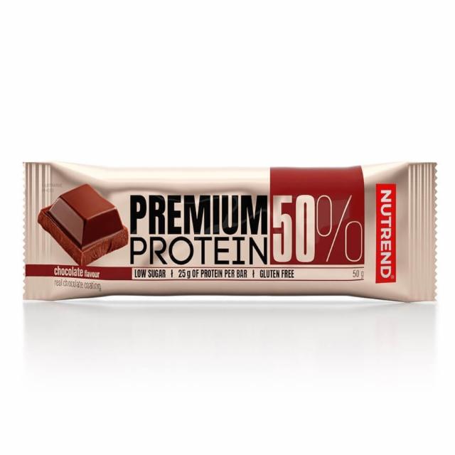 Zdjęcia - Premium protein 50% bar chocolate Nutrend