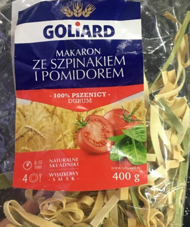Zdjęcia - Goliard Makaron ze szpinakiem i pomidorem 400 g