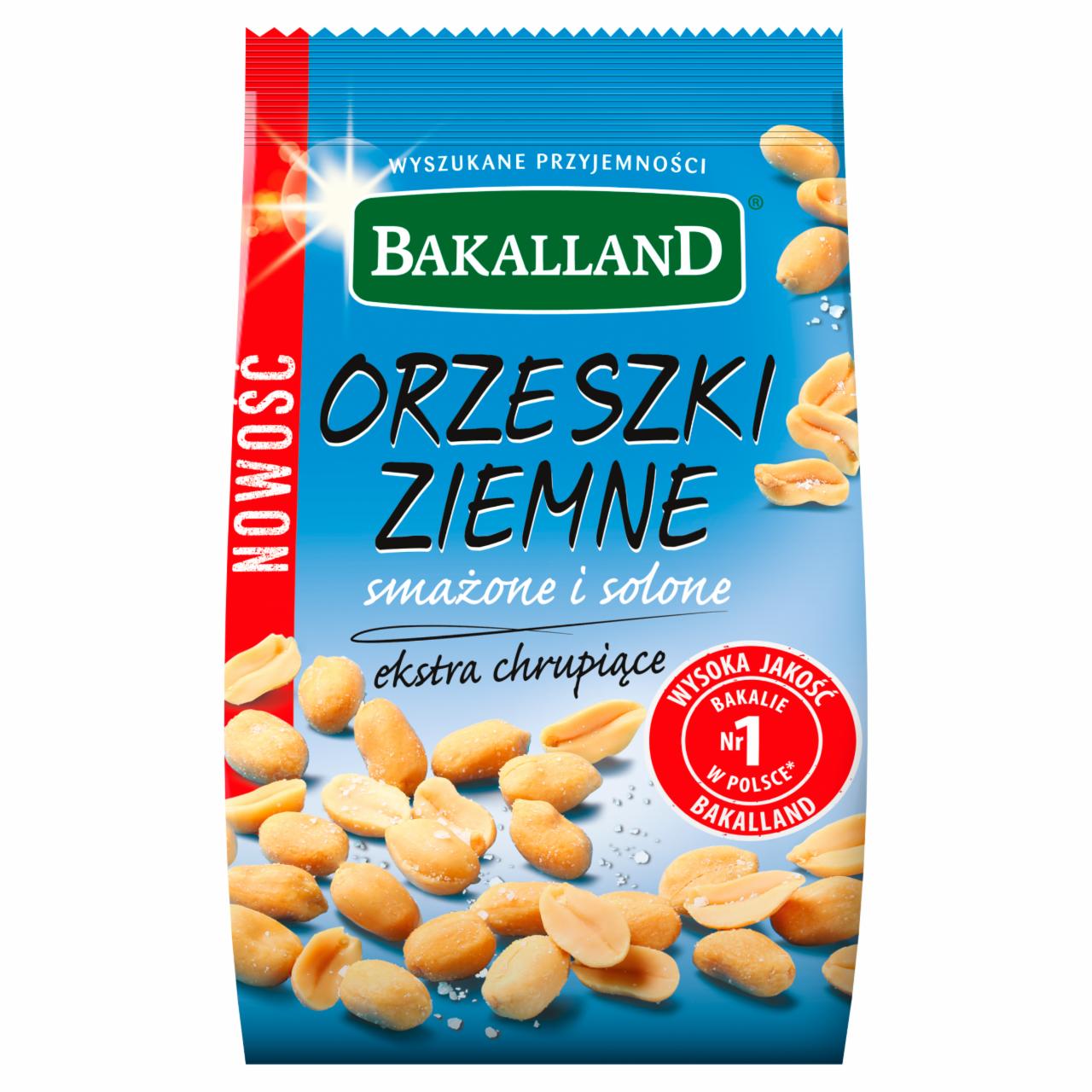 Zdjęcia - BAKALLAND Orzeszki ziemne smażone i solone 240 g