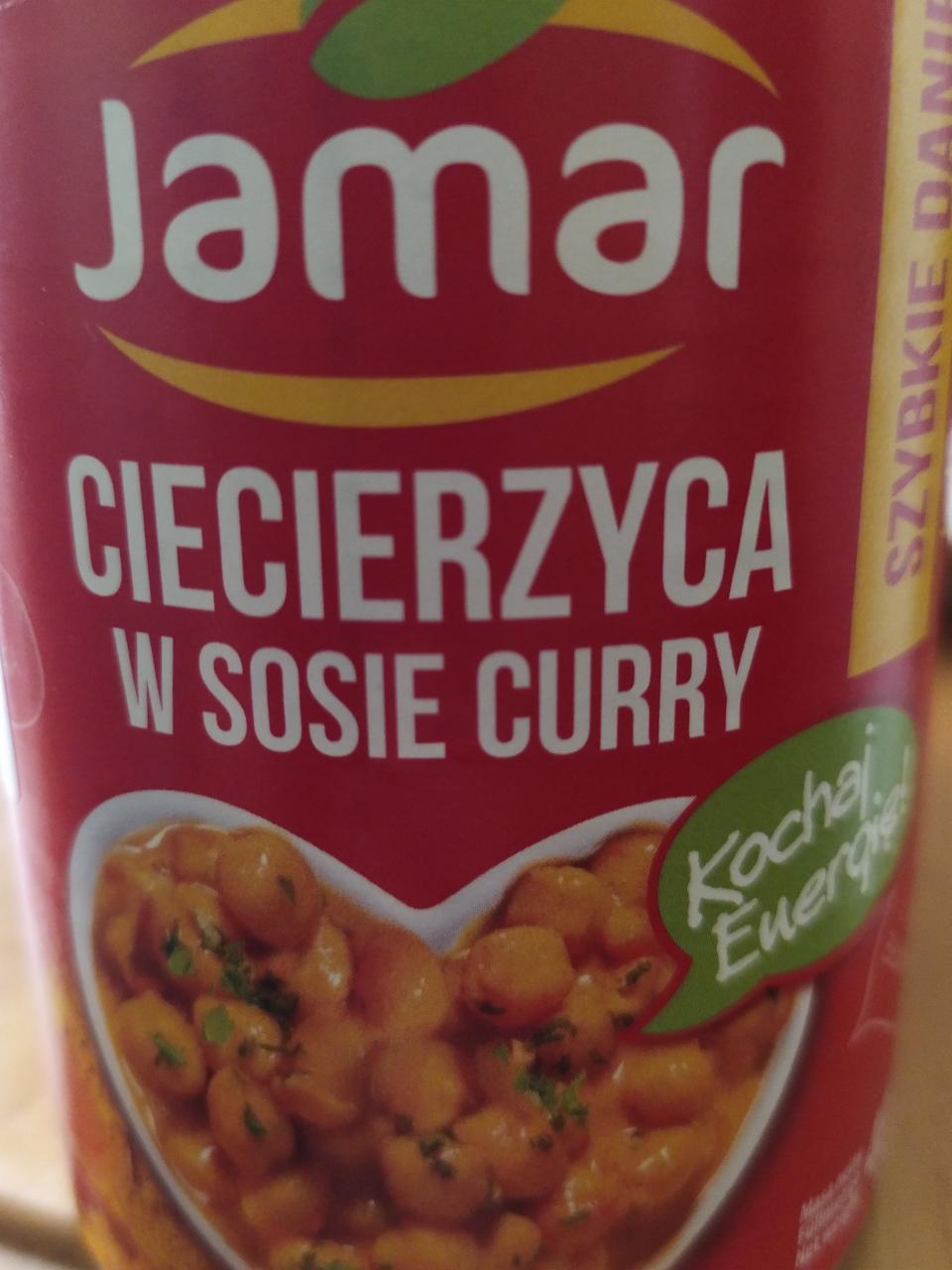 Zdjęcia - Jamar Ciecierzyca w sosie curry 400 g