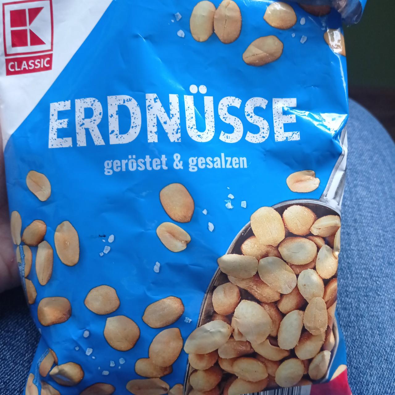 Zdjęcia - Erdnüsse geröstet&gesalzen K-Classic