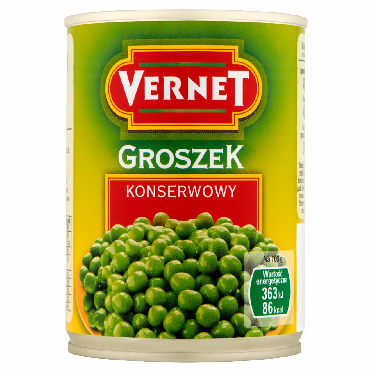 Zdjęcia - Vernet Groszek konserwowy 400 g