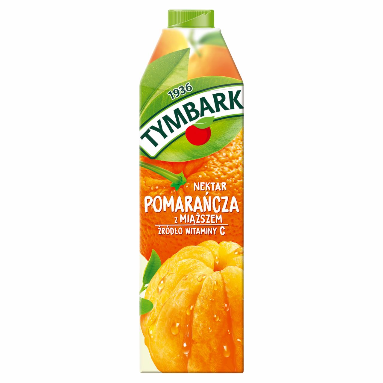 Zdjęcia - Tymbark Nektar pomarańcza z miąższem 1 l